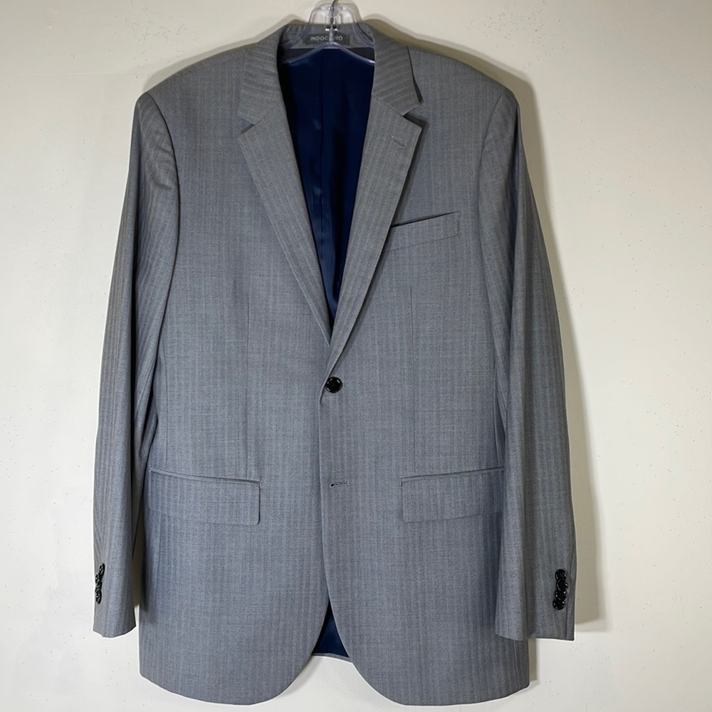 NEW! INDOCHINO Two-Button Wool Blazer. Men’s P (42R).